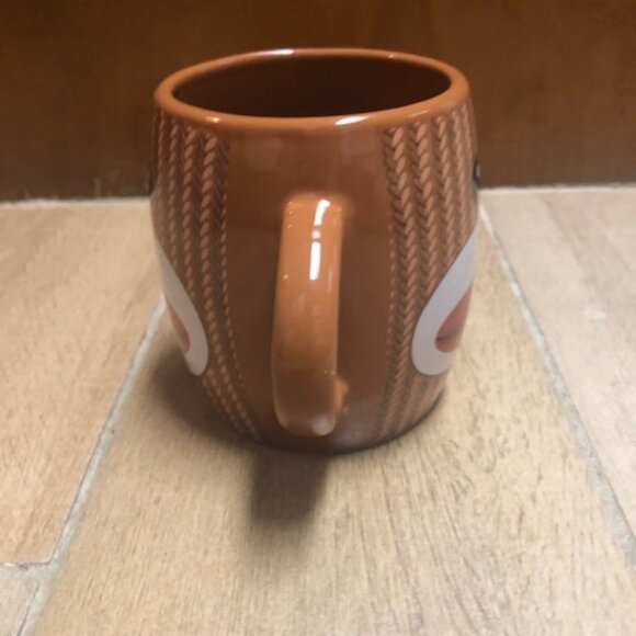 Double Handled Sock Monkey Mug by Galerie - Picture 3 of 6